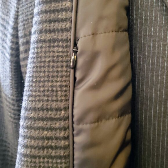 Marc New York -XXL,Gray Glenn Plaid Wool Blend 3/4 Length Coat - Picture 9 of 11